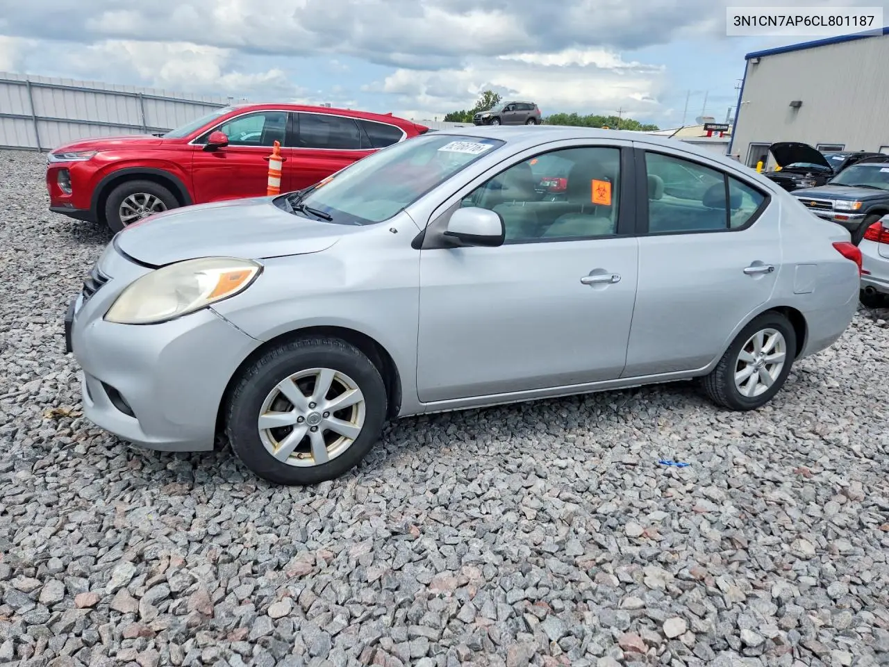 2012 Nissan Versa 1.6 S VIN: 3N1CN7AP6CL801187 Lot: 62166716