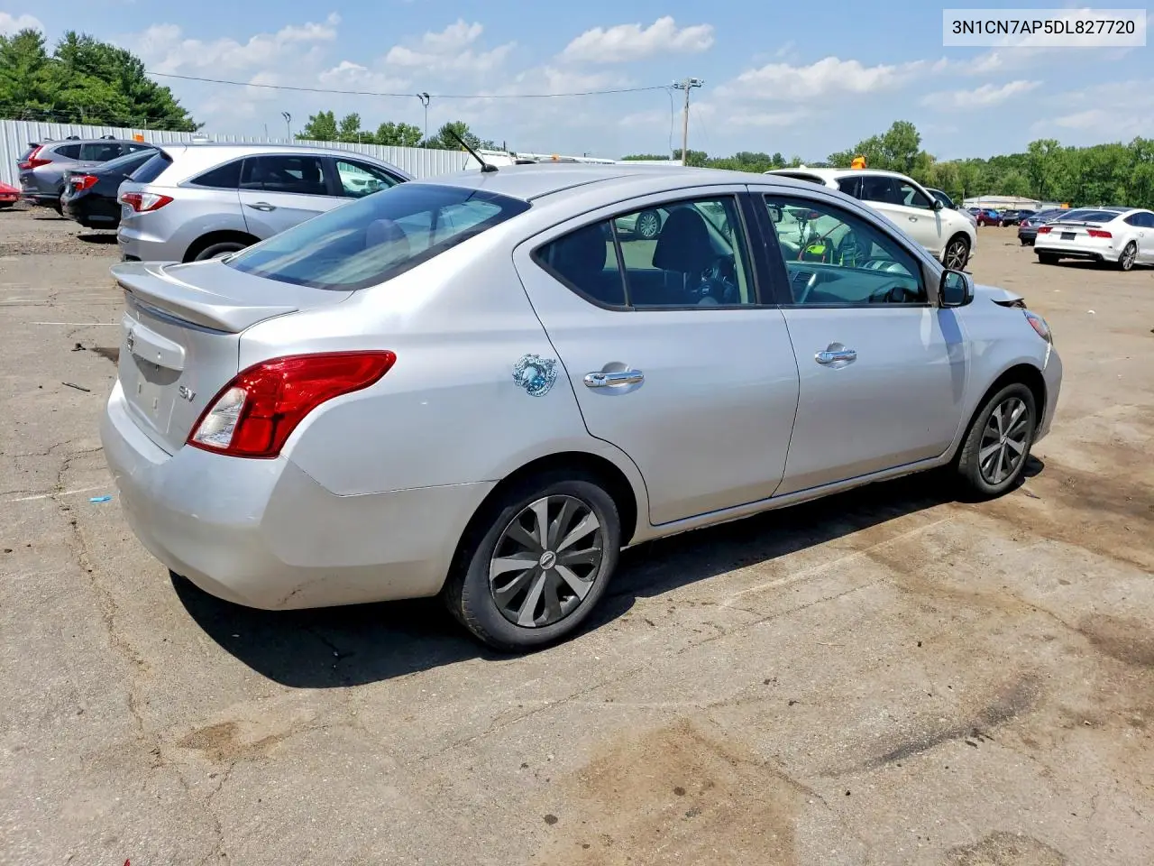 2013 Nissan Versa 1.6 S VIN: 3N1CN7AP5DL827720 Lot: 59340846