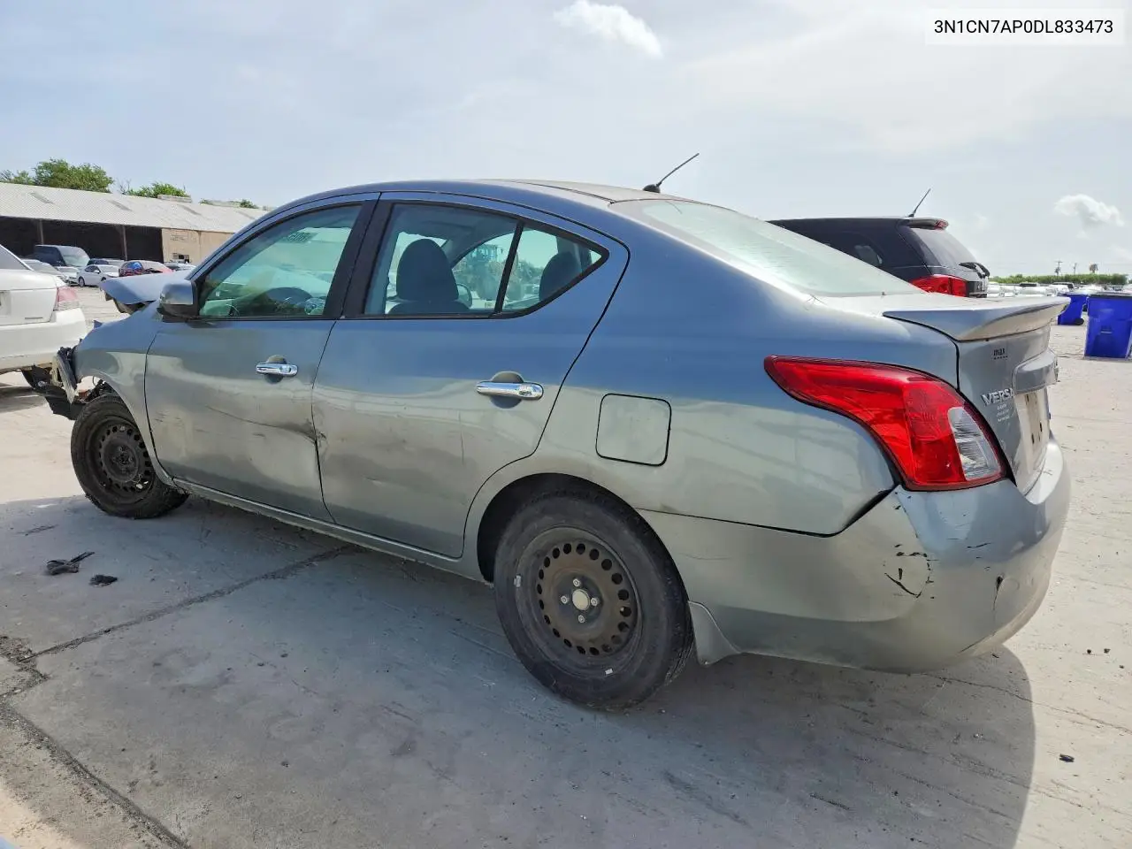2013 Nissan Versa 1.6 S VIN: 3N1CN7AP0DL833473 Lot: 60522936