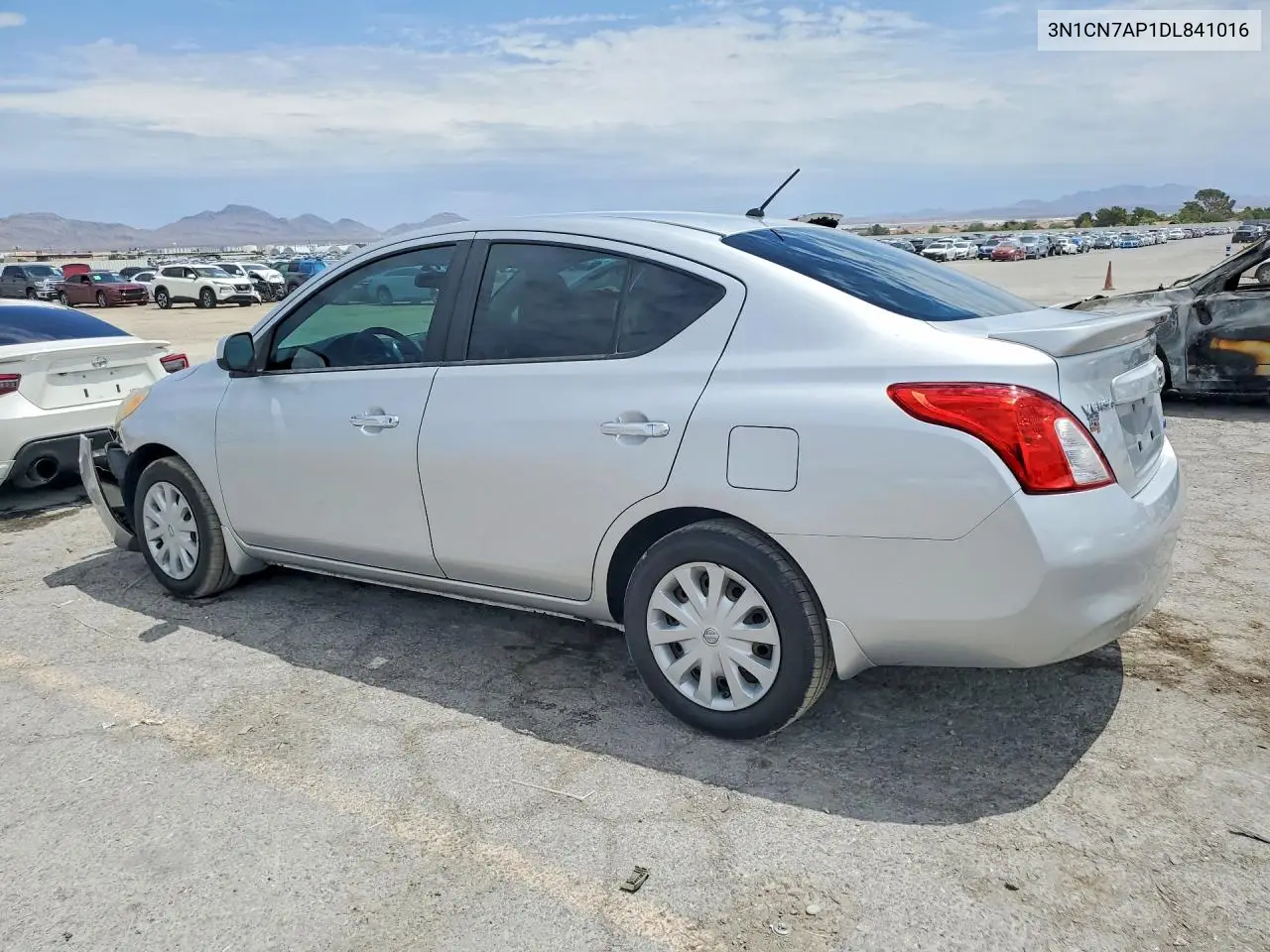 2013 Nissan Versa 1.6 S VIN: 3N1CN7AP1DL841016 Lot: 61623056