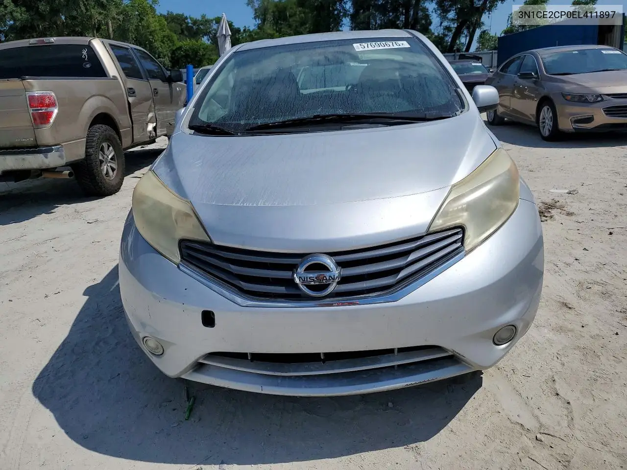 2014 Nissan Versa Note S VIN: 3N1CE2CP0EL411897 Lot: 57690676