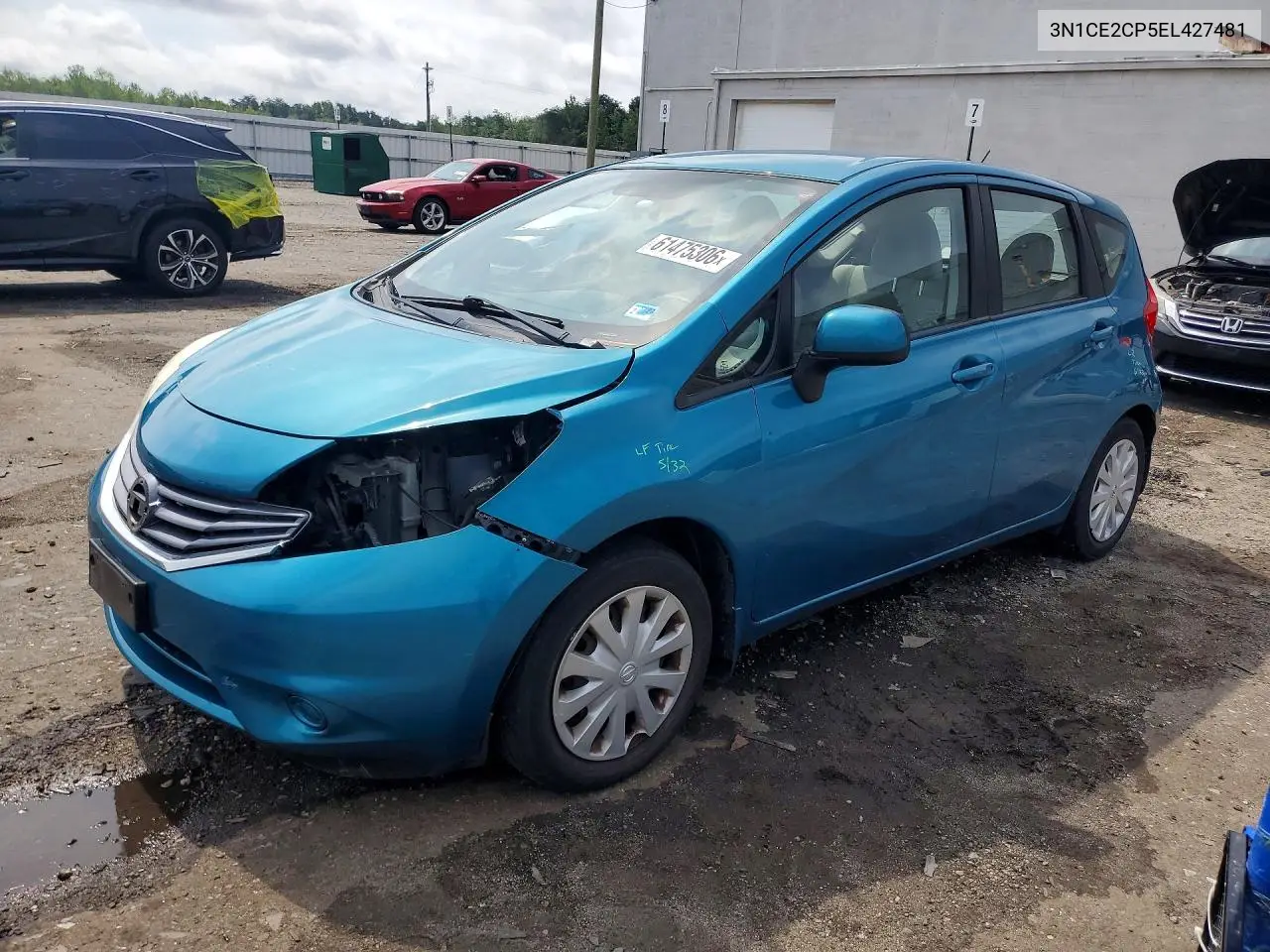 2014 Nissan Versa Note Sv VIN: 3N1CE2CP5EL427481 Lot: 61475306