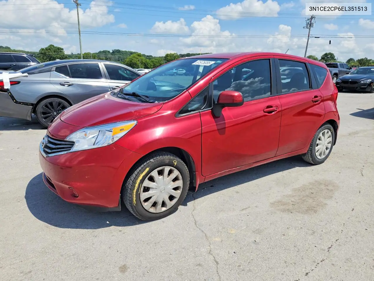2014 Nissan Versa Note Sv VIN: 3N1CE2CP6EL351513 Lot: 61975086