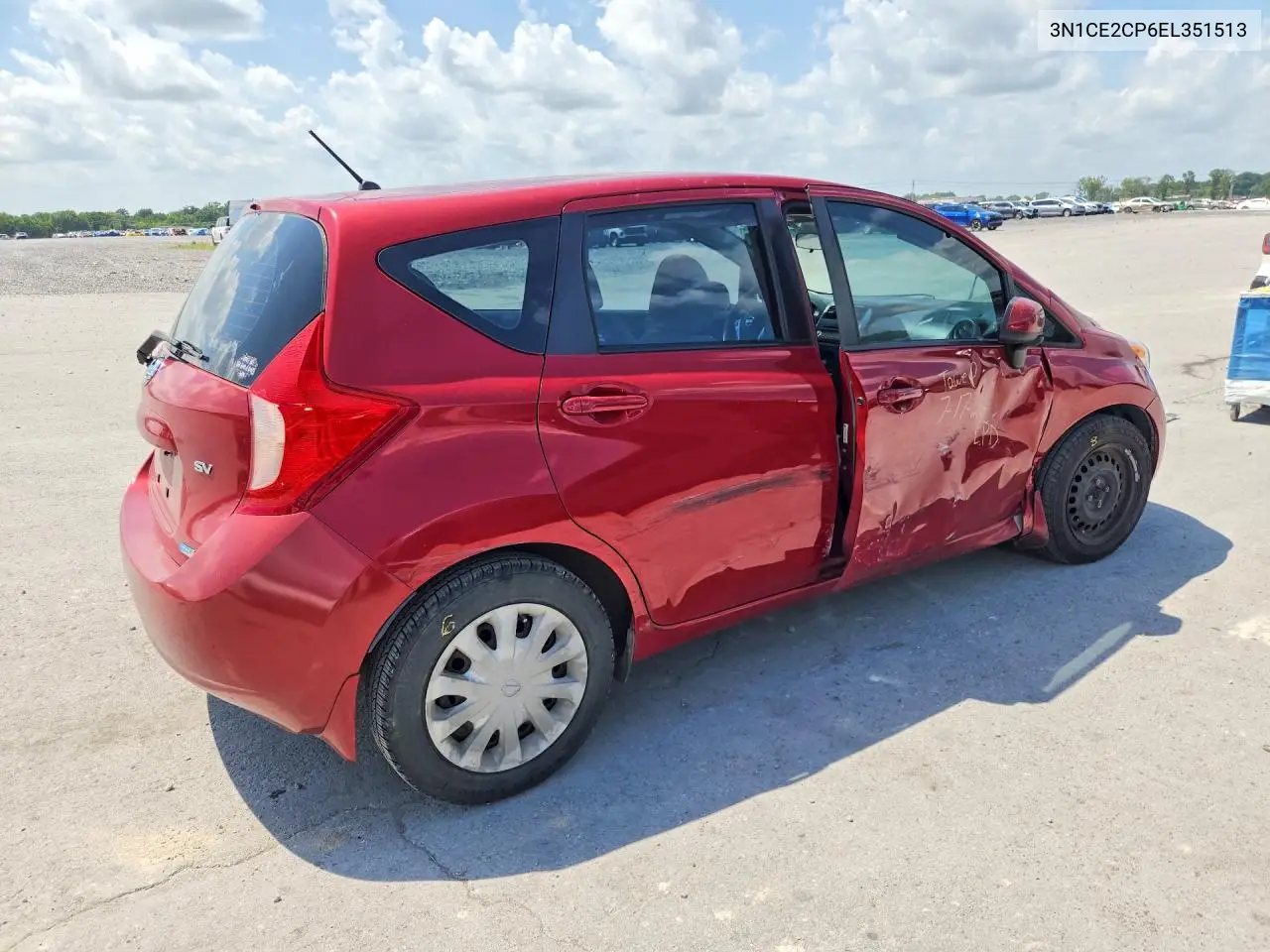 2014 Nissan Versa Note Sv VIN: 3N1CE2CP6EL351513 Lot: 61975086