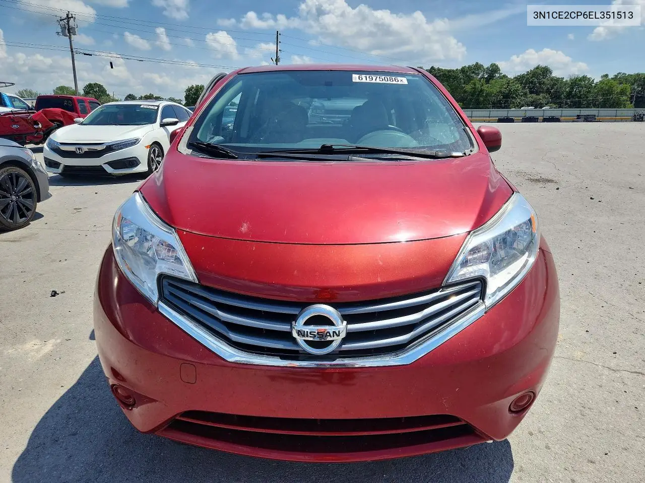 2014 Nissan Versa Note Sv VIN: 3N1CE2CP6EL351513 Lot: 61975086
