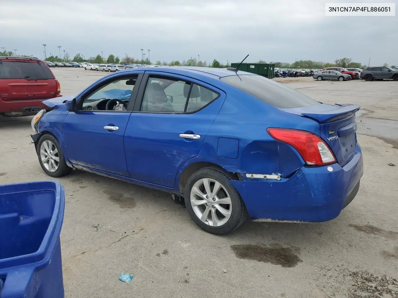 3N1CN7AP4FL886051 2015 Niss Versa S