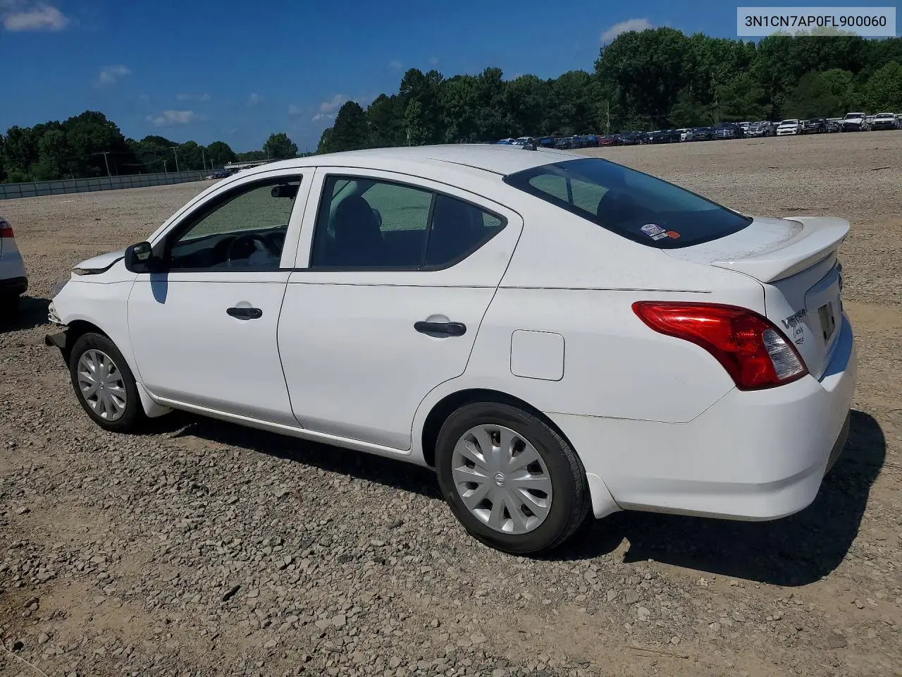 2015 Nissan Versa 1.6 S Plus VIN: 3N1CN7AP0FL90060 Lot: 56703776