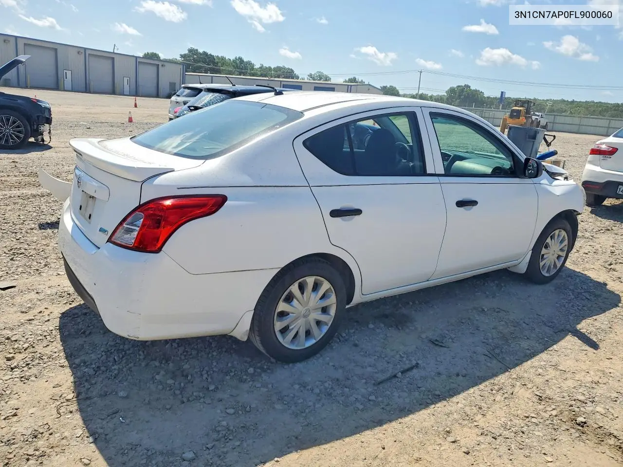 2015 Nissan Versa 1.6 S Plus VIN: 3N1CN7AP0FL90060 Lot: 56703776