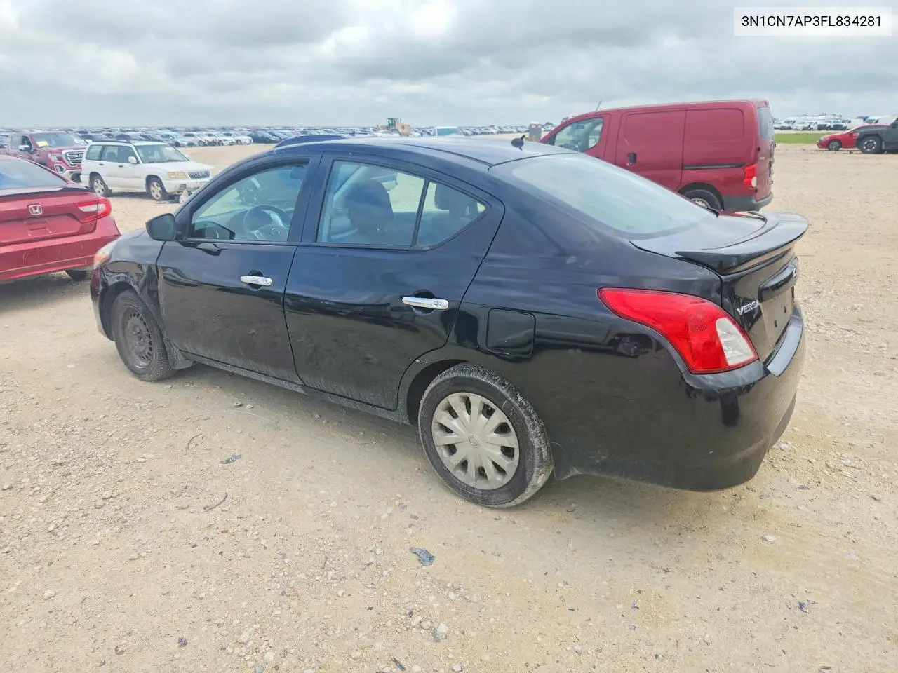 2015 Nissan Versa 1.6 Sv VIN: 3N1CN7AP3FL834281 Lot: 57485826
