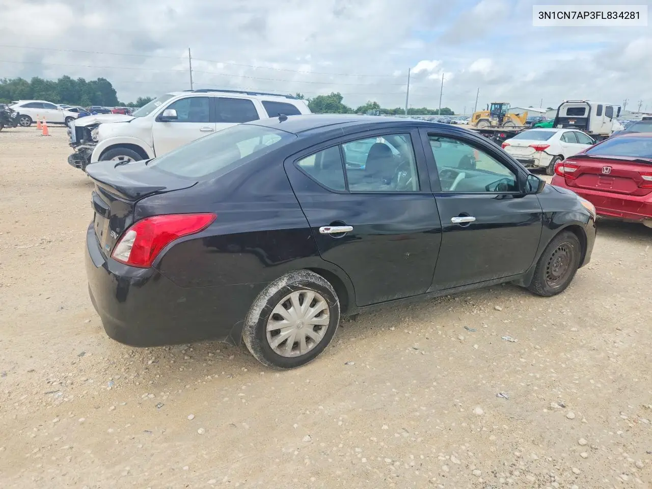 2015 Nissan Versa 1.6 Sv VIN: 3N1CN7AP3FL834281 Lot: 57485826