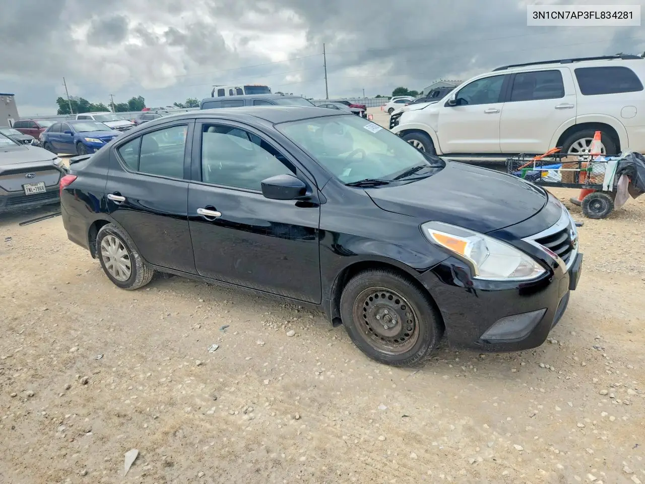 2015 Nissan Versa 1.6 Sv VIN: 3N1CN7AP3FL834281 Lot: 57485826