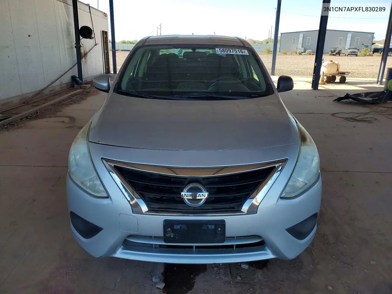2015 Nissan Versa 1.6 S VIN: 3N1CN7APXFL830289 Lot: 58097516