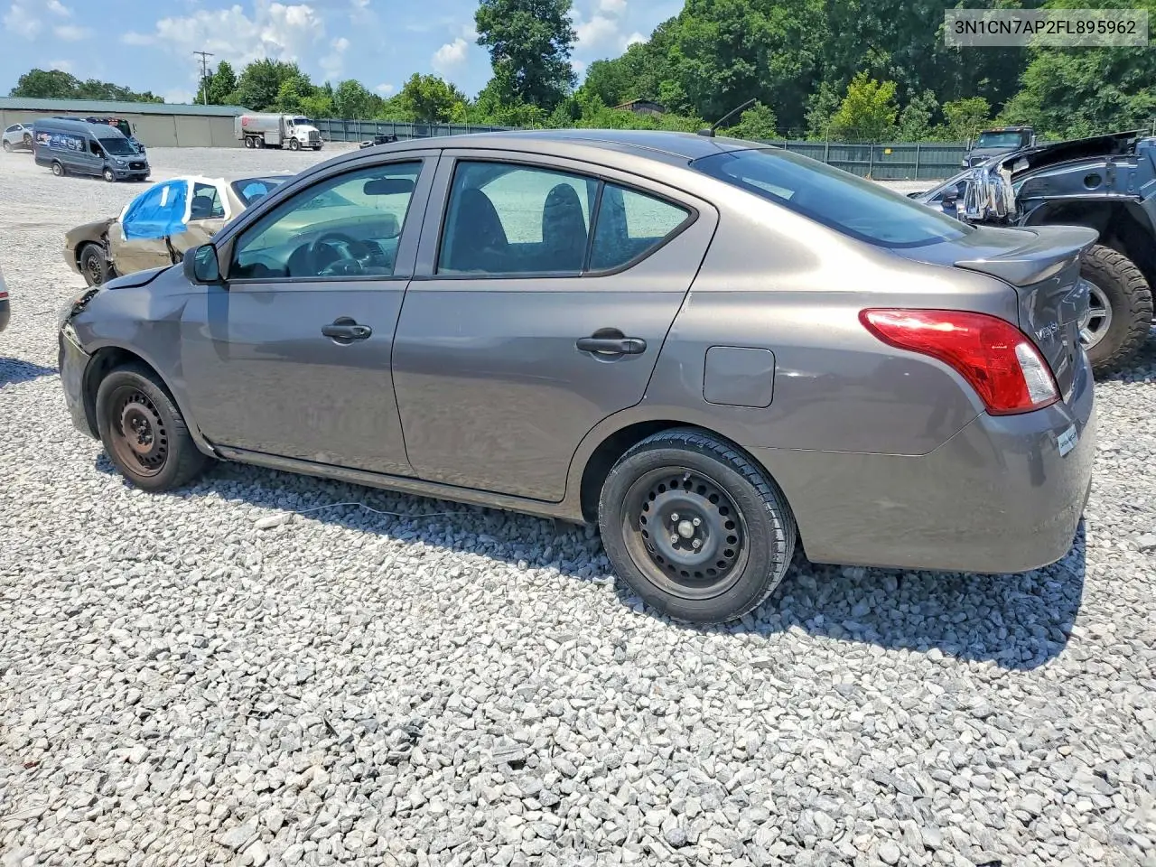 2015 Nissan Versa 1.6 S Plus VIN: 3N1CN7AP2FL895962 Lot: 59238406