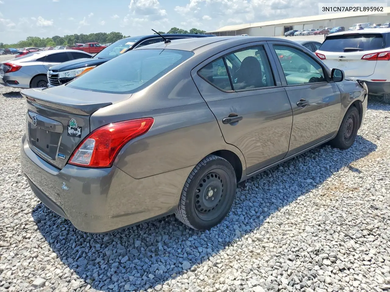 2015 Nissan Versa 1.6 S Plus VIN: 3N1CN7AP2FL895962 Lot: 59238406