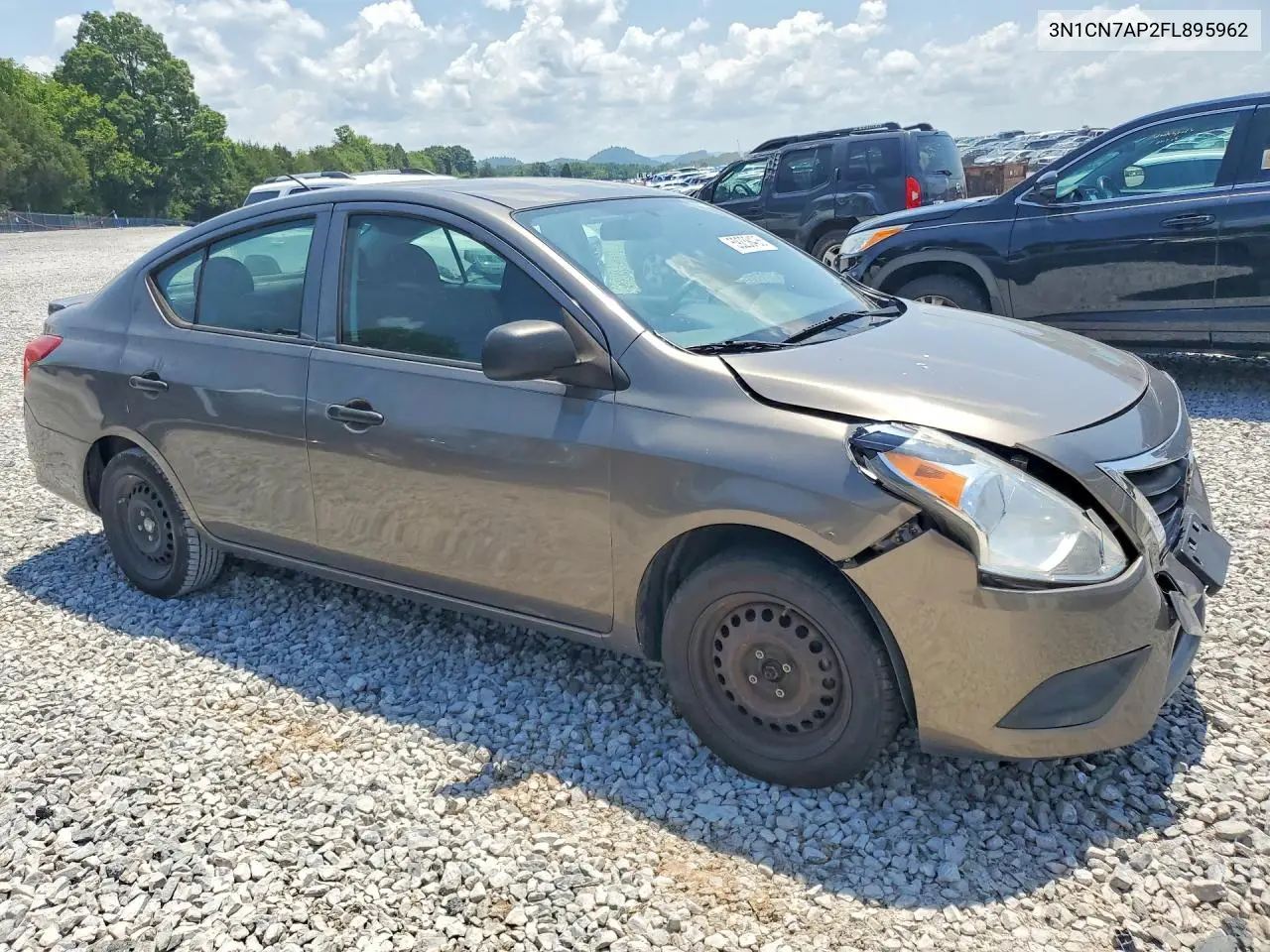 2015 Nissan Versa 1.6 S Plus VIN: 3N1CN7AP2FL895962 Lot: 59238406