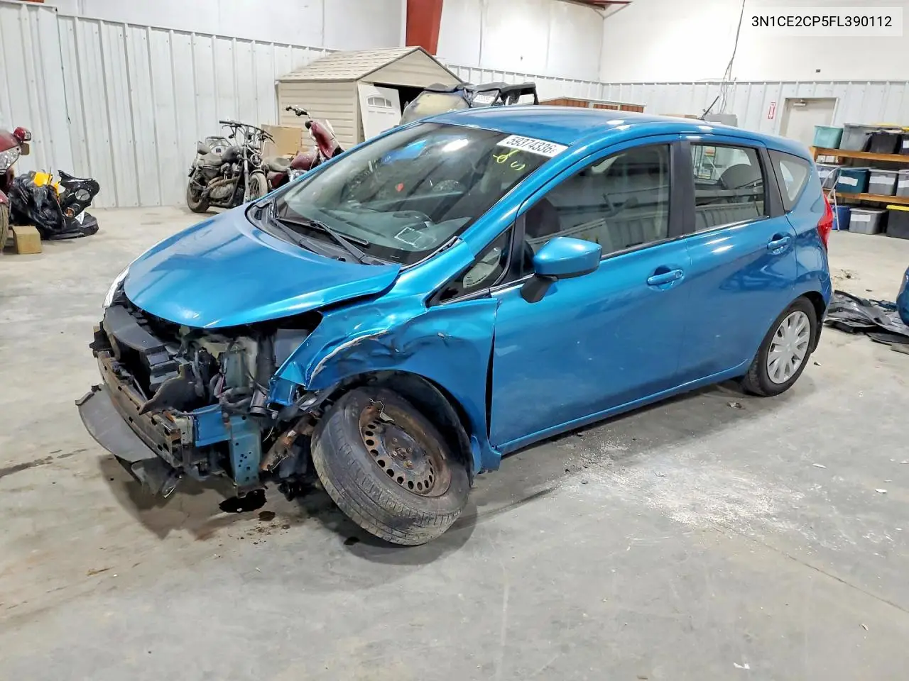 2015 Nissan Versa Note Sv VIN: 3N1CE2CP5FL390112 Lot: 59374336