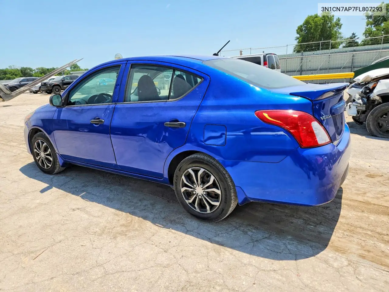 2015 Nissan Versa 1.6 S Plus VIN: 3N1CN7AP7FL807293 Lot: 59913916