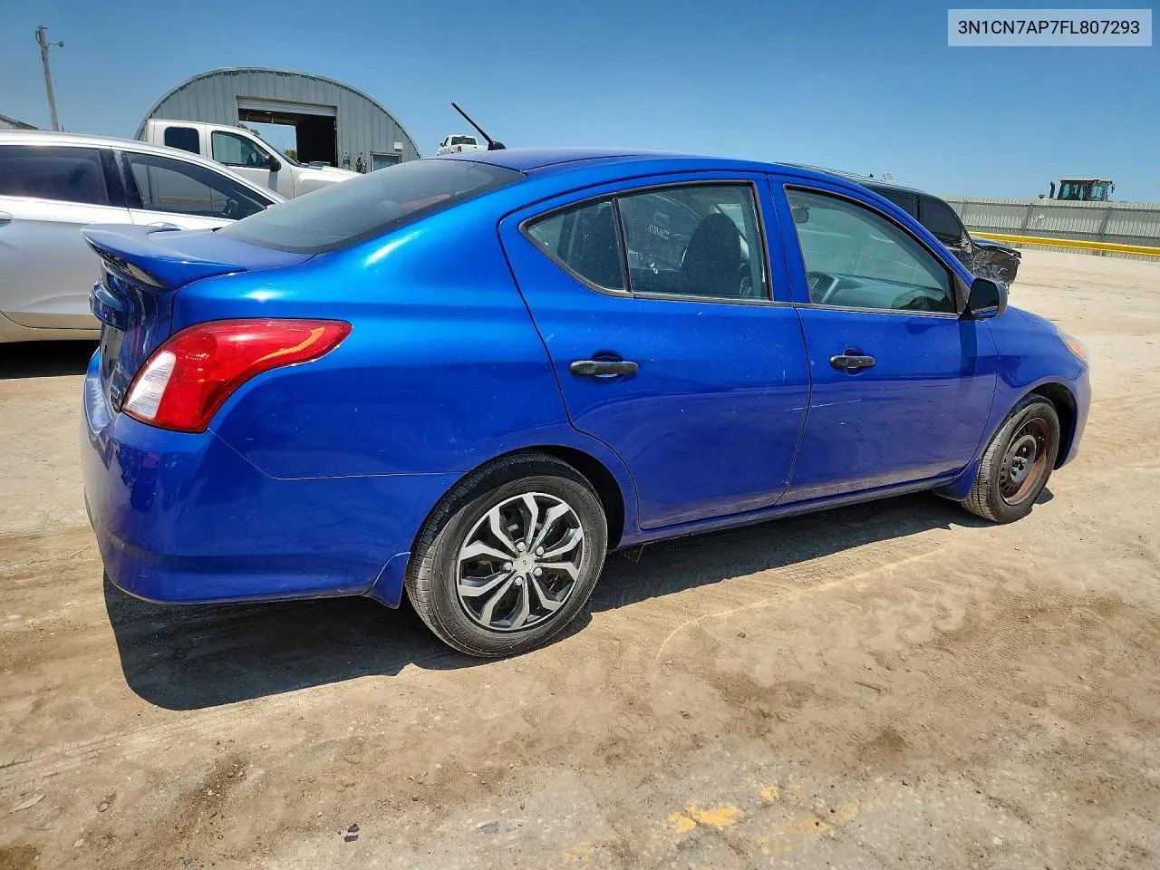 2015 Nissan Versa 1.6 S Plus VIN: 3N1CN7AP7FL807293 Lot: 59913916