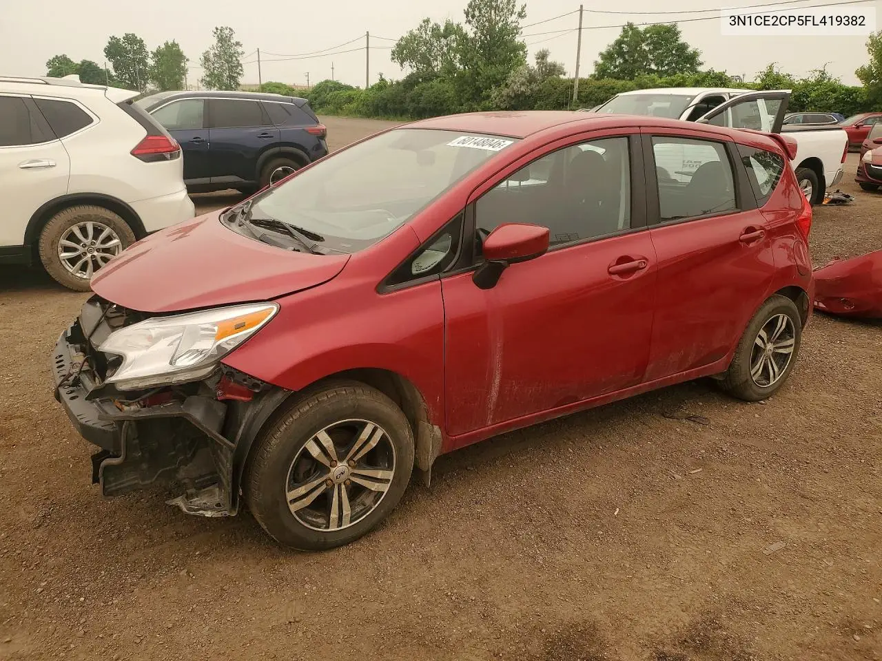 2015 Nissan Versa Note S VIN: 3N1CE2CP5FL419382 Lot: 60148046