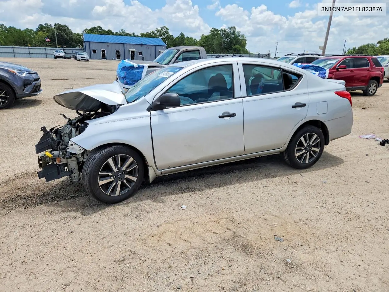 2015 Nissan Versa 1.6 S Plus VIN: 3N1CN7AP1FL823876 Lot: 61408426