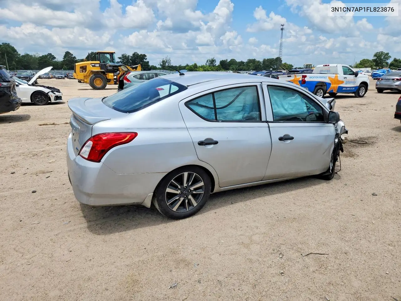 2015 Nissan Versa 1.6 S Plus VIN: 3N1CN7AP1FL823876 Lot: 61408426