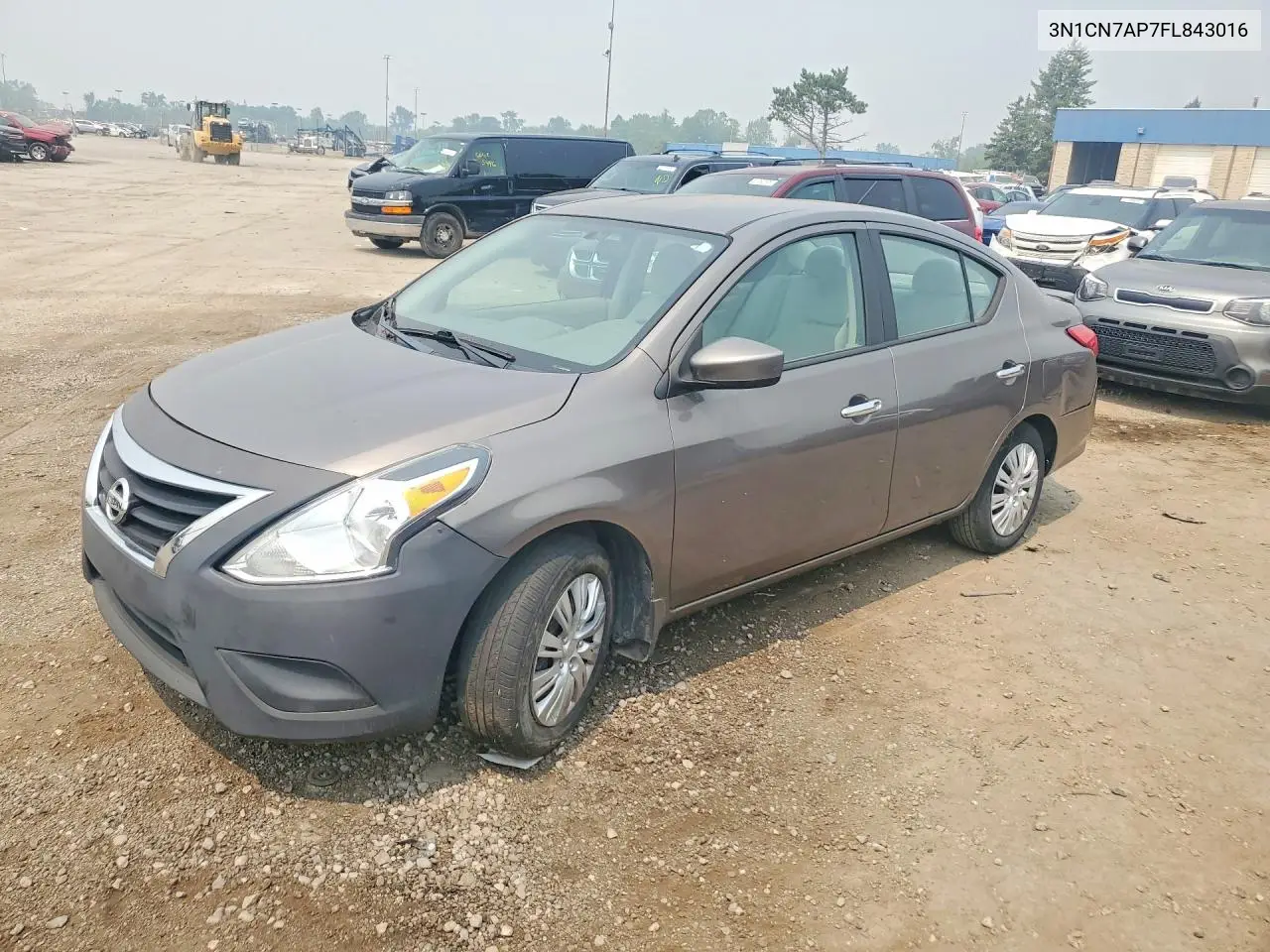 2015 Nissan Versa 1.6 Sv VIN: 3N1CN7AP7FL843016 Lot: 61665906