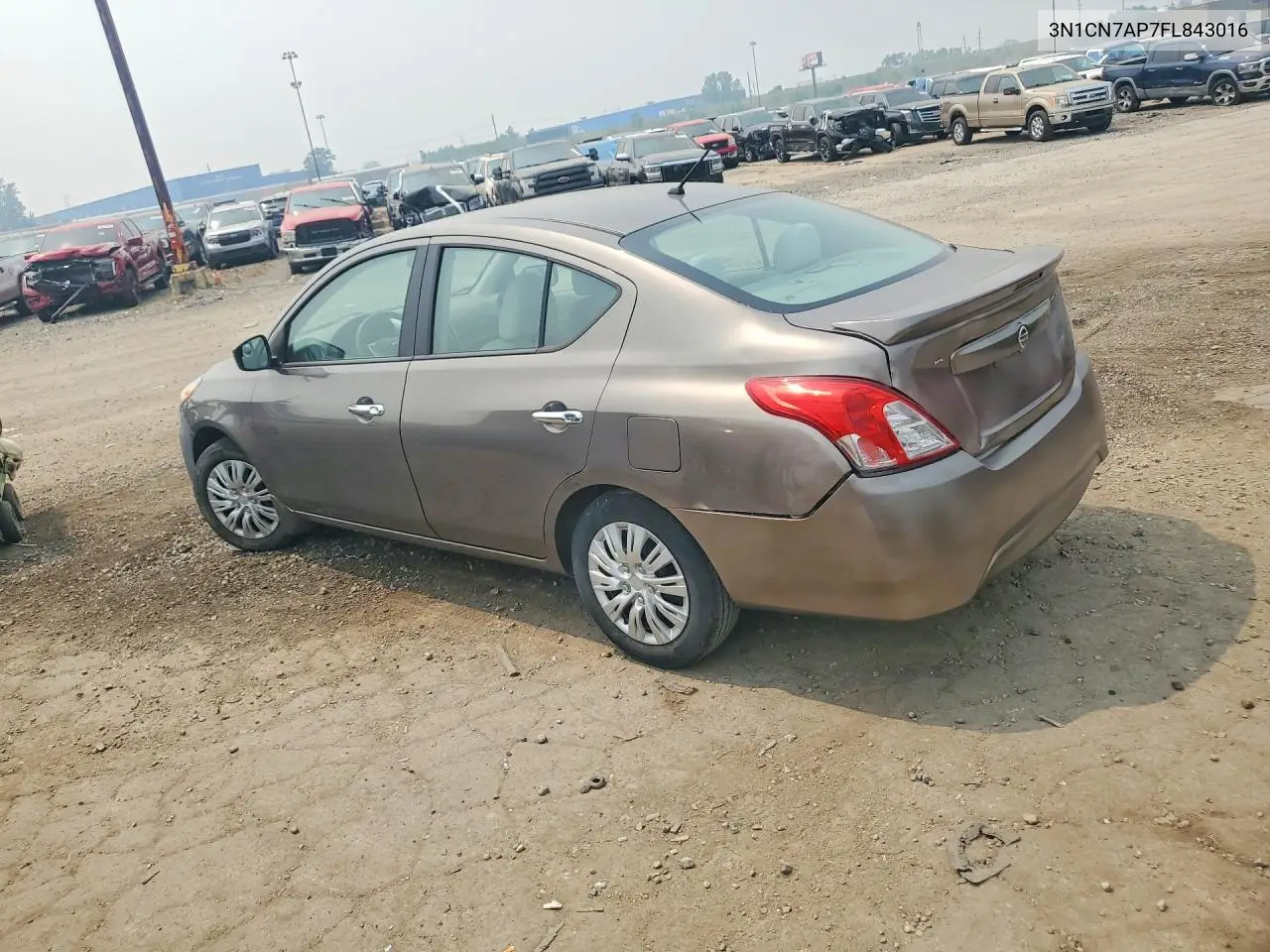 2015 Nissan Versa 1.6 Sv VIN: 3N1CN7AP7FL843016 Lot: 61665906