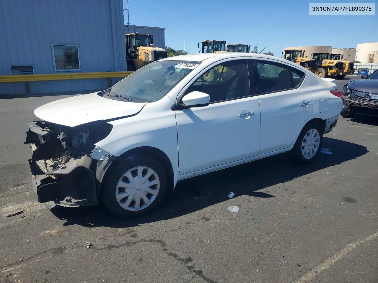 2015 Nissan Versa 1.6 Sv VIN: 3N1CN7AP7FL899375 Lot: 61786506