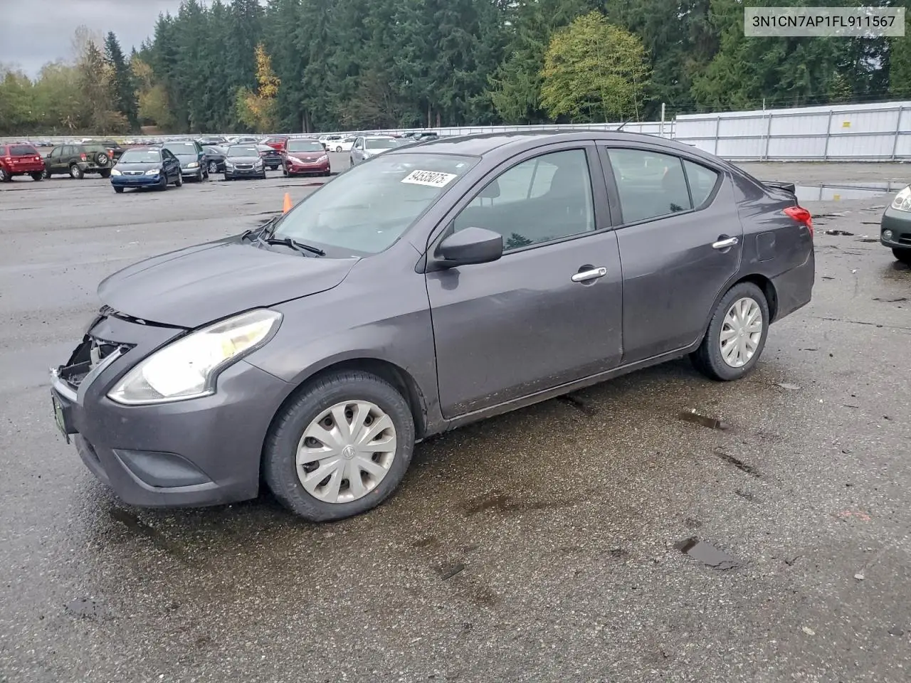 3N1CN7AP1FL911567 2015 Nissan Versa S