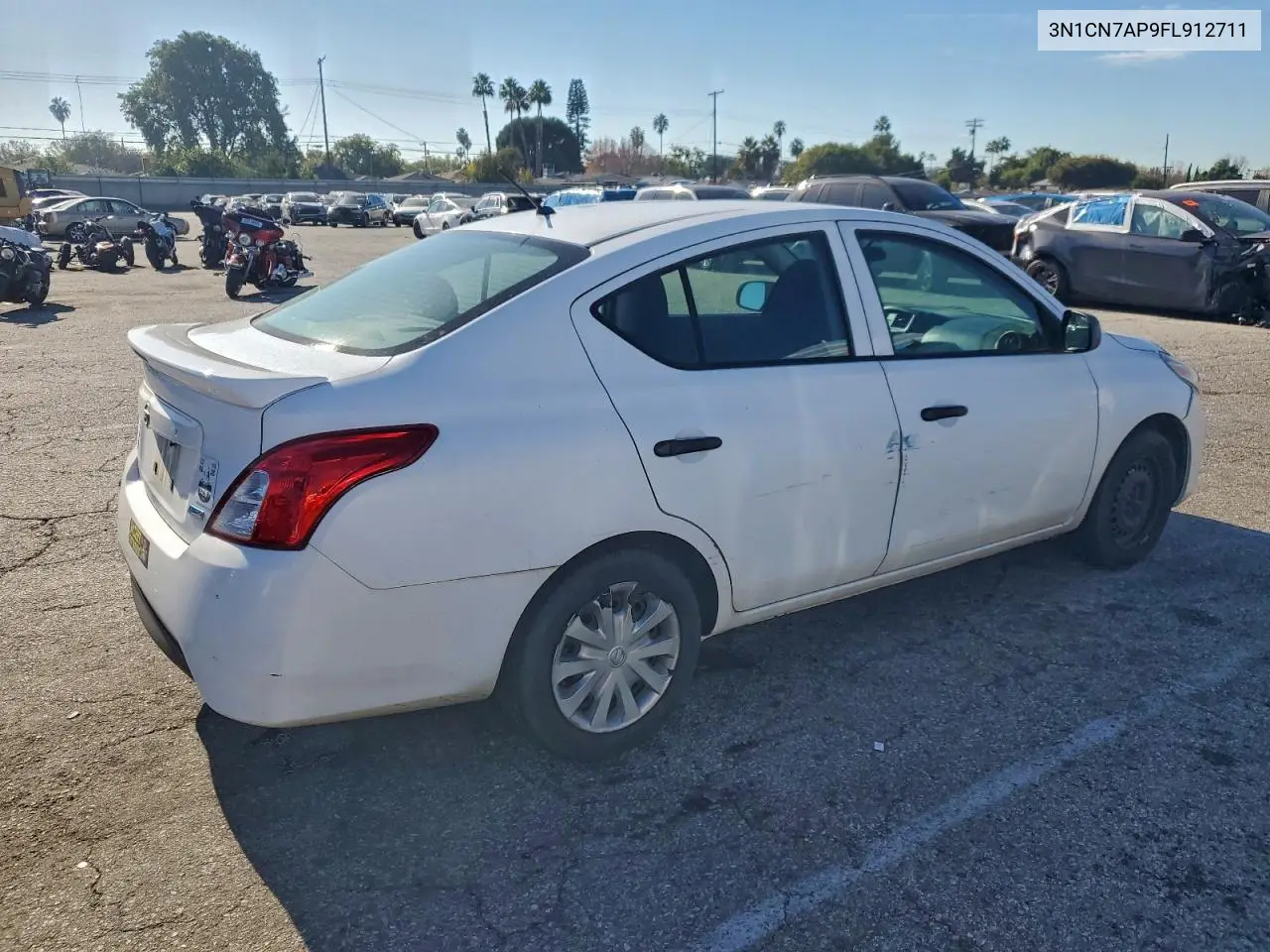 3N1CN7AP9FL912711 2015 Nissan Versa 1.6 S Plus