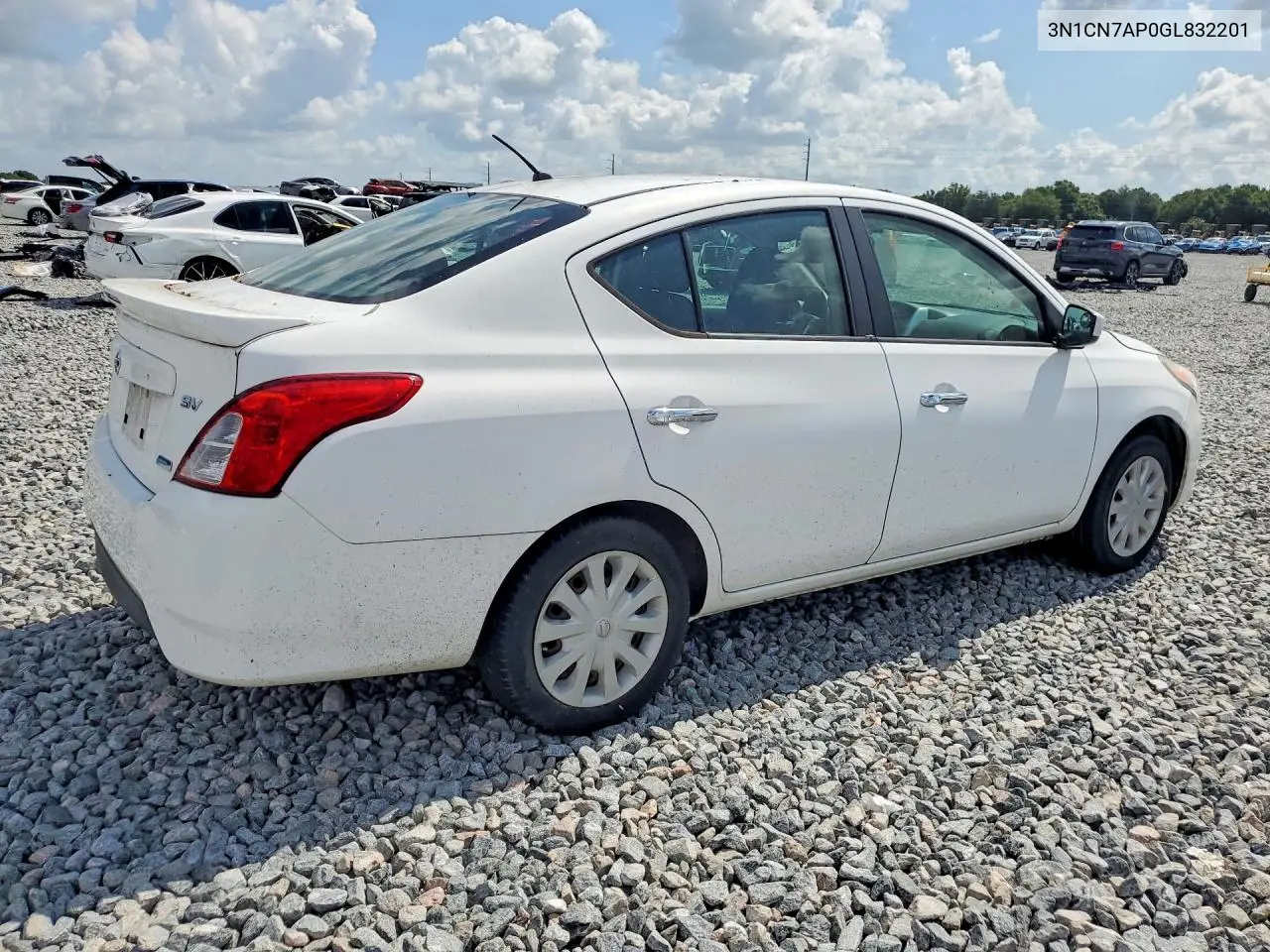 2016 Nissan Versa 1.6 Sv VIN: 3N1CN7AP0GL832201 Lot: 58326476