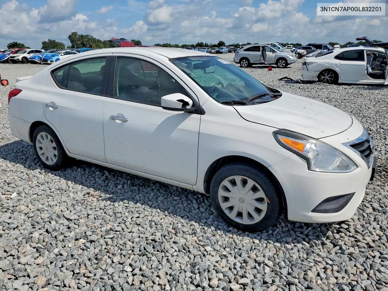 2016 Nissan Versa 1.6 Sv VIN: 3N1CN7AP0GL832201 Lot: 58326476