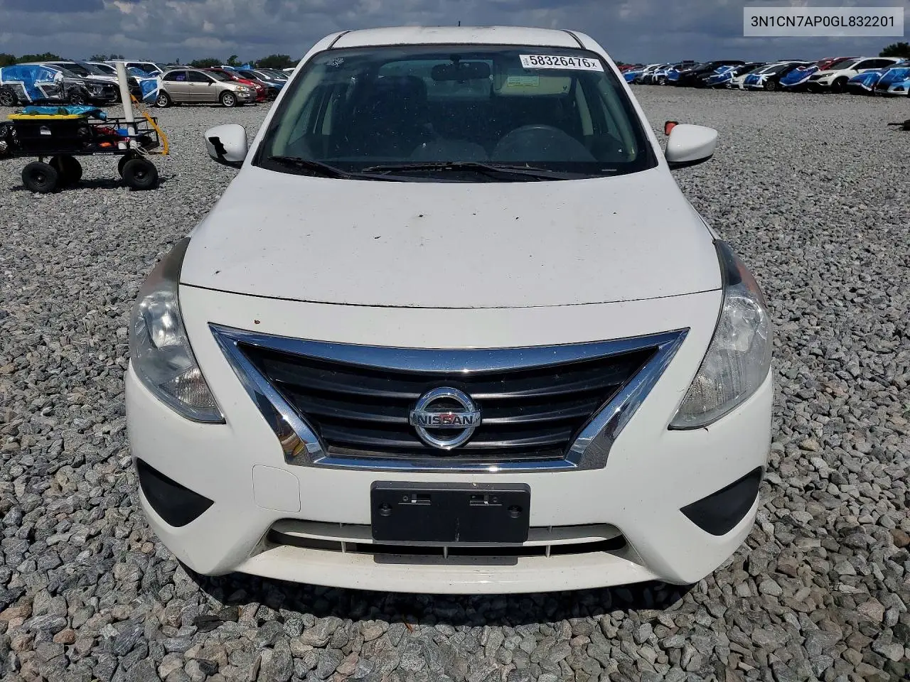 2016 Nissan Versa 1.6 Sv VIN: 3N1CN7AP0GL832201 Lot: 58326476