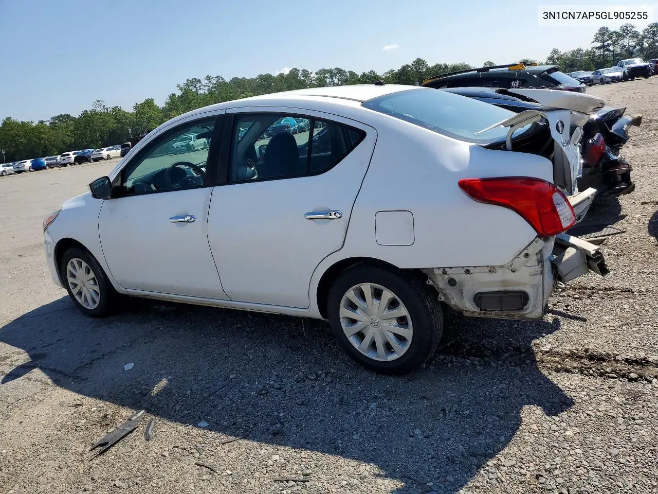 2016 Nissan Versa 1.6 Sv VIN: 3N1CN7AP5GL905255 Lot: 60561686