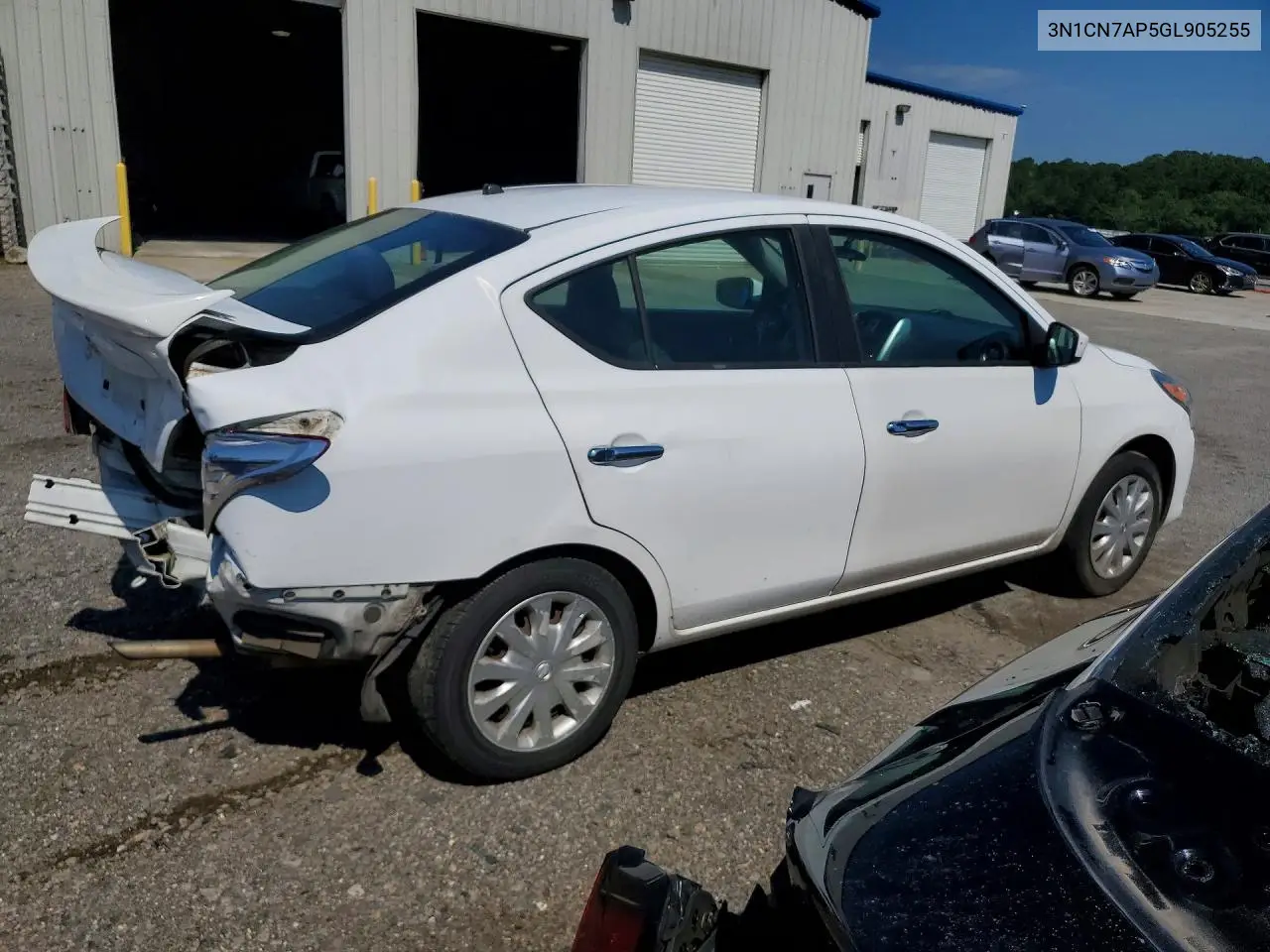 2016 Nissan Versa 1.6 Sv VIN: 3N1CN7AP5GL905255 Lot: 60561686