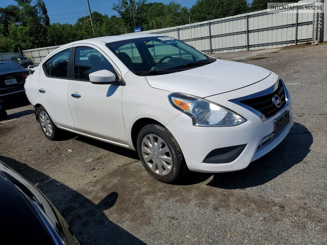 2016 Nissan Versa 1.6 Sv VIN: 3N1CN7AP5GL905255 Lot: 60561686