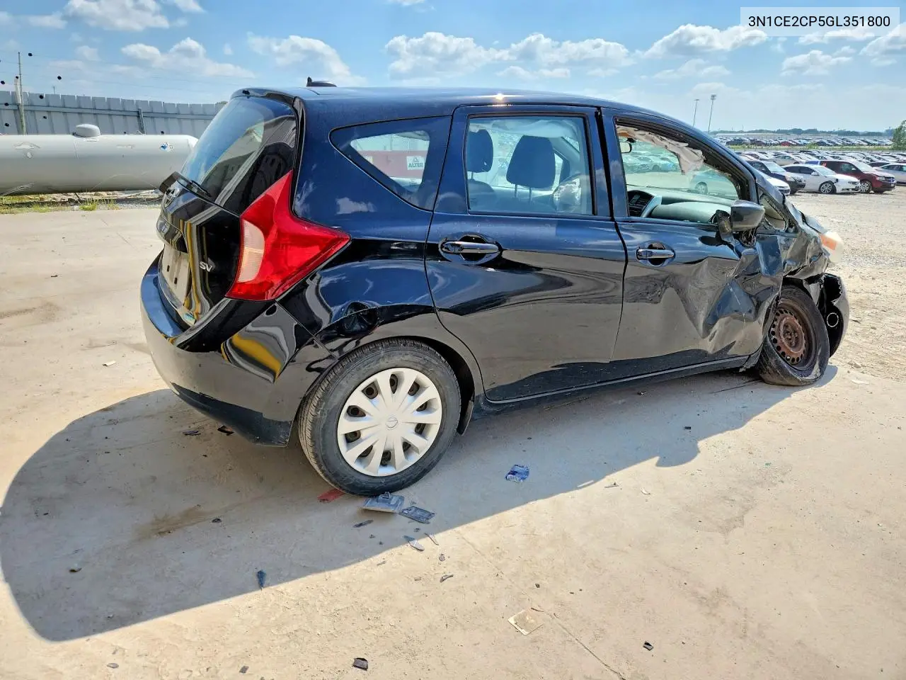 2016 Nissan Versa Note Sv VIN: 3N1CE2CP5GL351800 Lot: 61032116