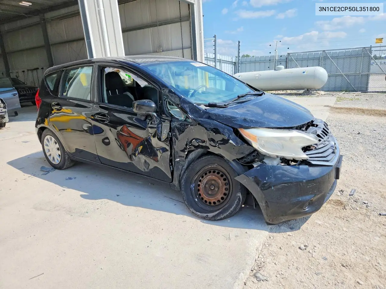2016 Nissan Versa Note Sv VIN: 3N1CE2CP5GL351800 Lot: 61032116
