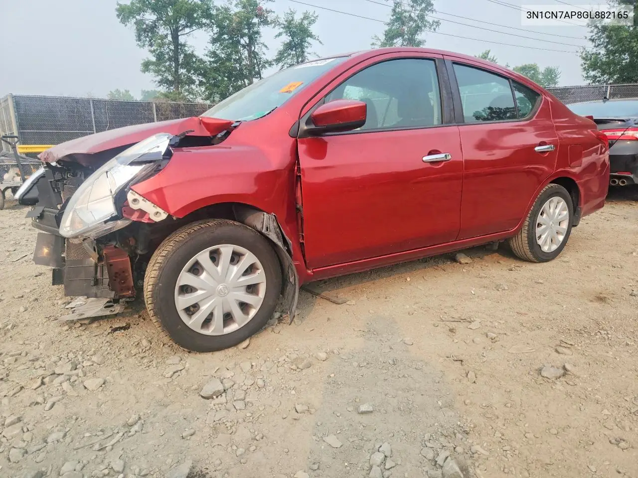 2016 Nissan Versa 1.6 Sv VIN: 3N1CN7AP8GL882165 Lot: 61575436