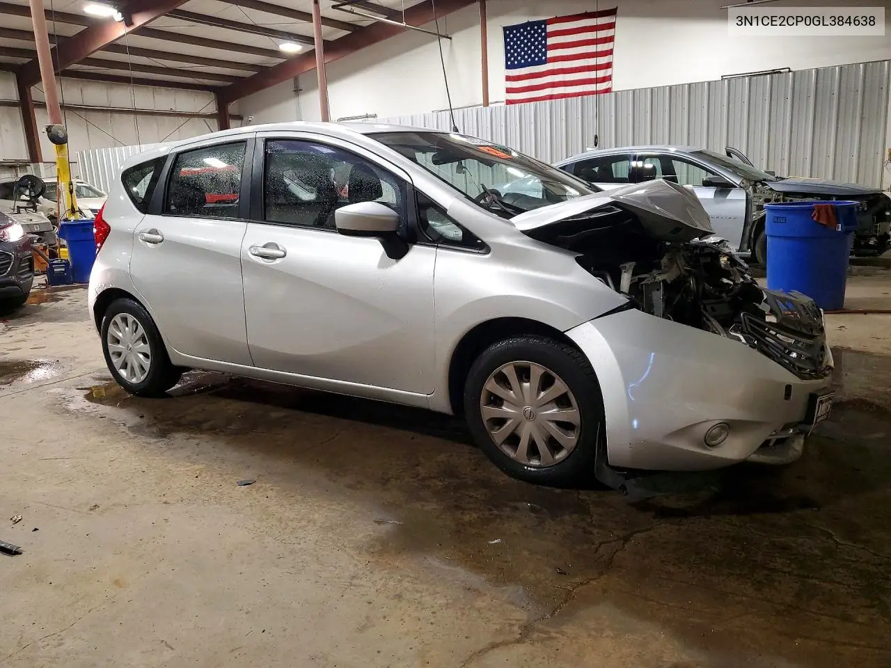 2016 Nissan Versa Note Sv VIN: 3N1CE2CP0GL384638 Lot: 62012076