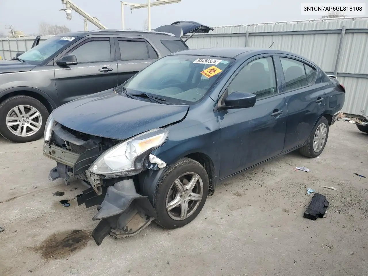 3N1CN7AP6GL818108 2016 Nissan Versa S