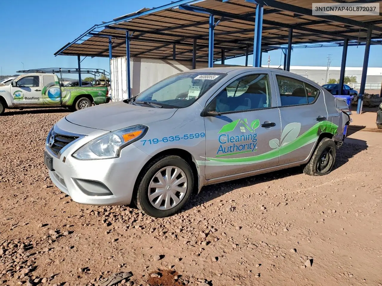 3N1CN7AP4GL872037 2016 Nissan Versa S