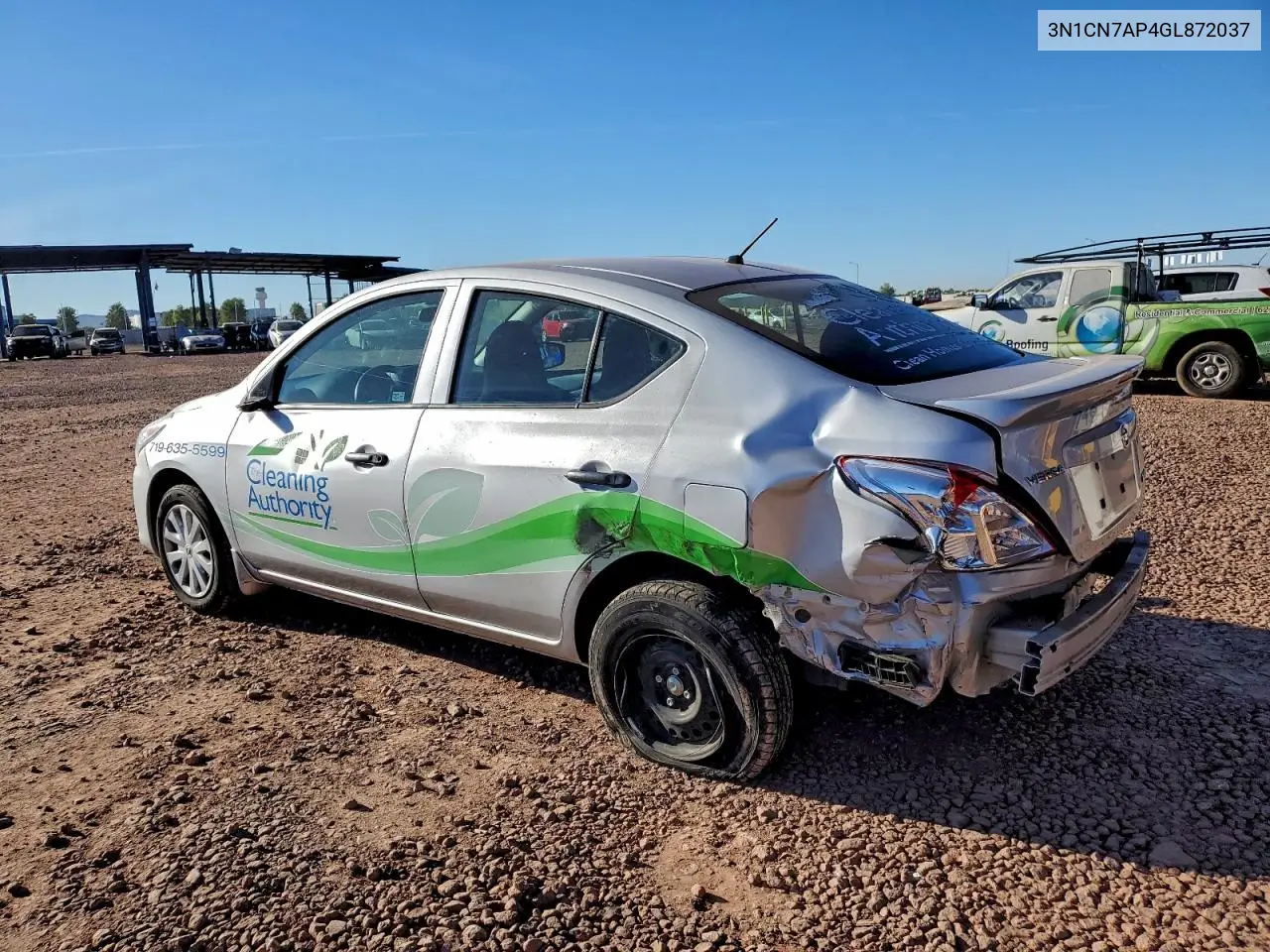 3N1CN7AP4GL872037 2016 Nissan Versa S
