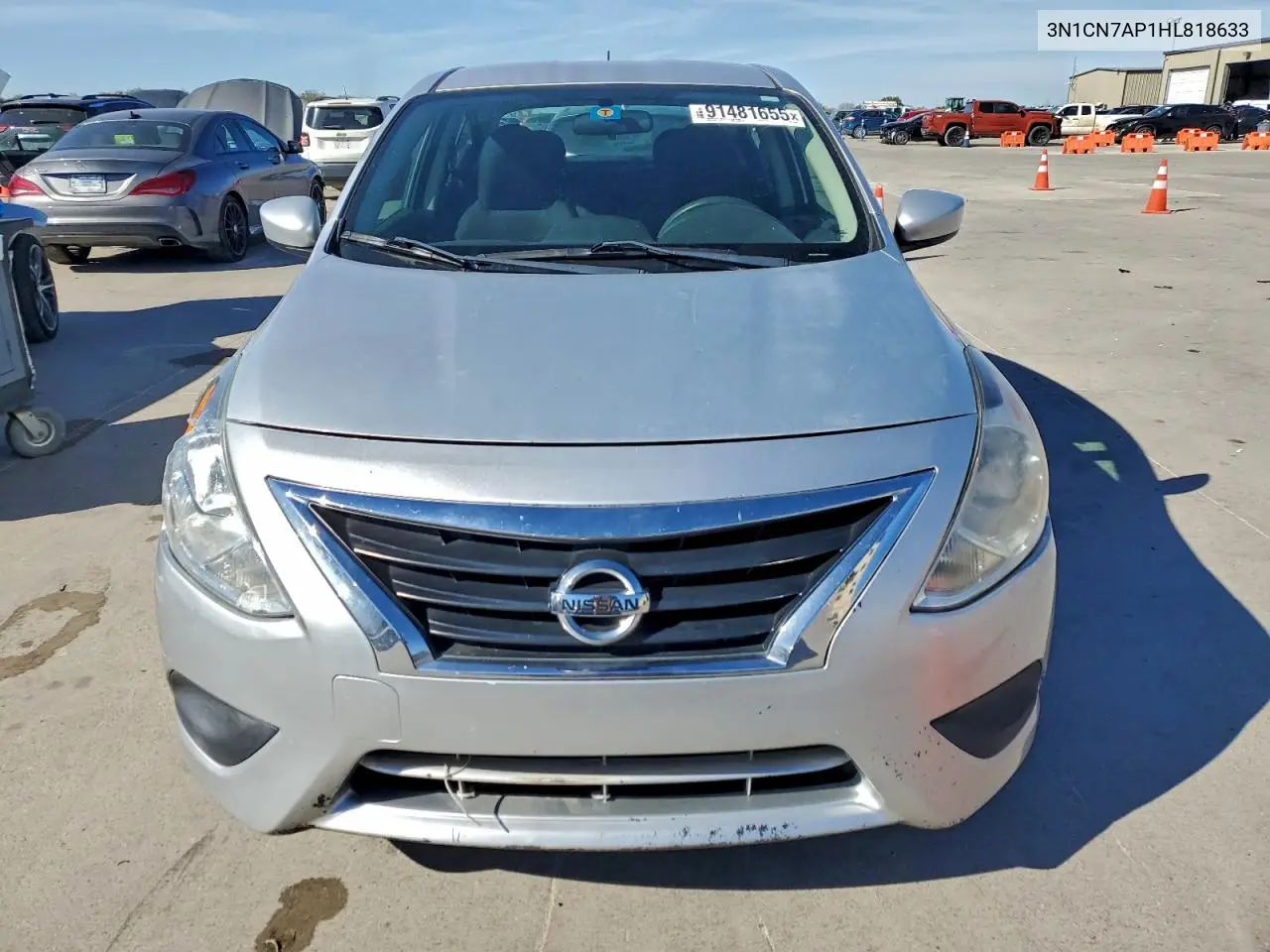 3N1CN7AP1HL818633 2017 Nissan Versa S
