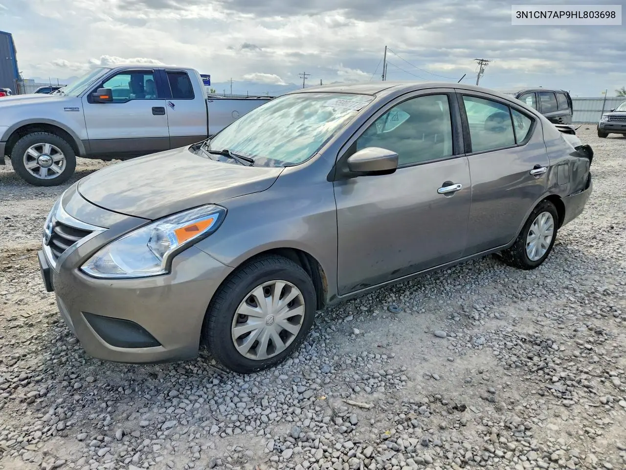 2017 Nissan Versa 1.6 Sv VIN: 3N1CN7AP9HL803698 Lot: 55907776