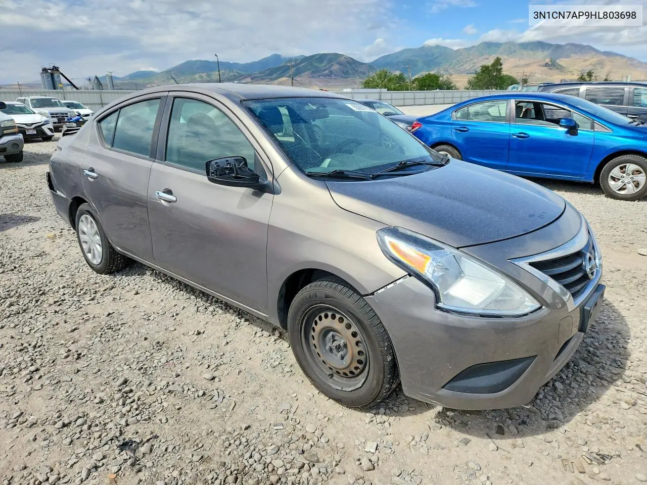 2017 Nissan Versa 1.6 Sv VIN: 3N1CN7AP9HL803698 Lot: 55907776