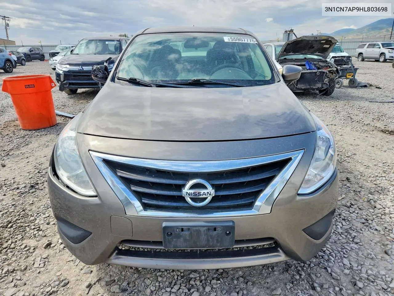 2017 Nissan Versa 1.6 Sv VIN: 3N1CN7AP9HL803698 Lot: 55907776