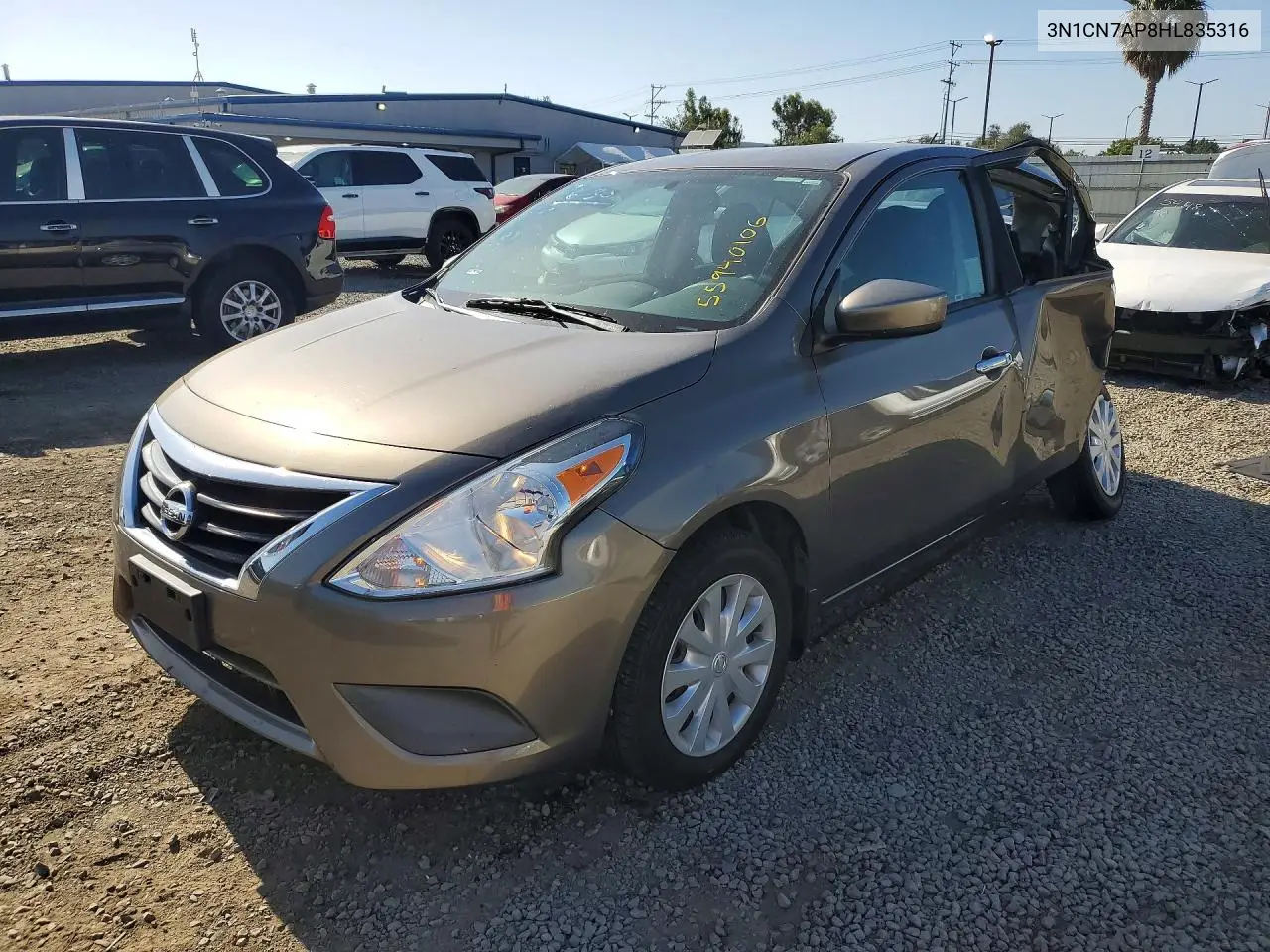 2017 Nissan Versa VIN: 3N1CN7AP8HL835316 Lot: 55940106