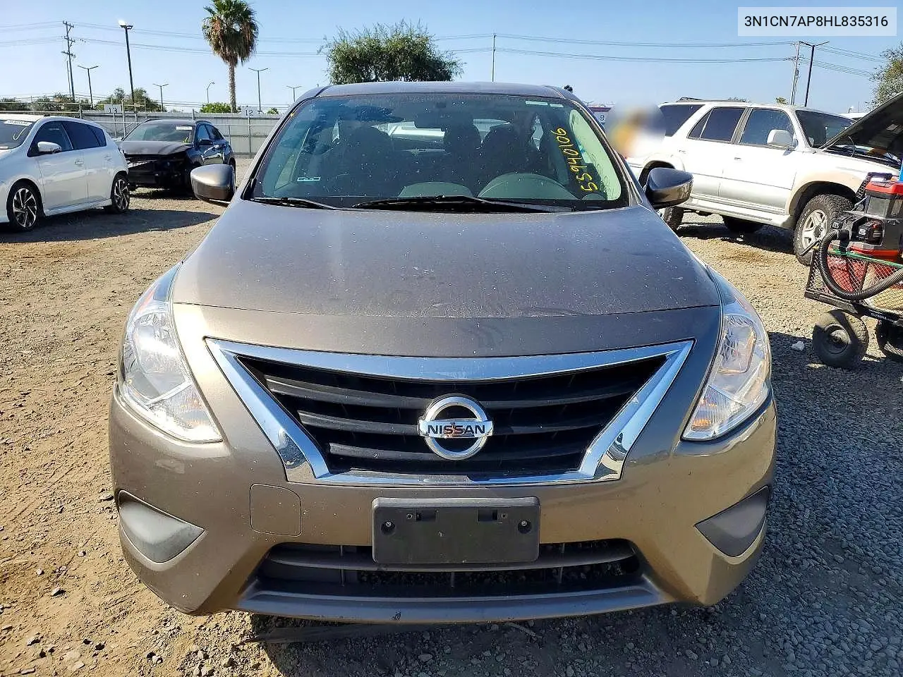 2017 Nissan Versa VIN: 3N1CN7AP8HL835316 Lot: 55940106