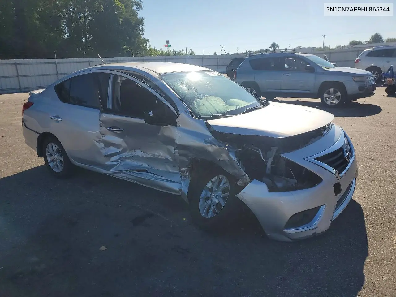 2017 Nissan Versa 1.6 S VIN: 3N1CN7AP9HL865344 Lot: 58288126